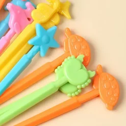 Home tegneserie frugtgaffelsæt - 50 dele søde dyreformede bentobokse til børn Sale