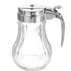 Honningkrukker>Honning dispenser, glas, diameter. 80 mm højde 115 mm - Hendi 452424