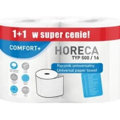 Aftørringspapir>HORECA COMFORT+ Universal håndklæde type 500/16 2 ruller 2-lags