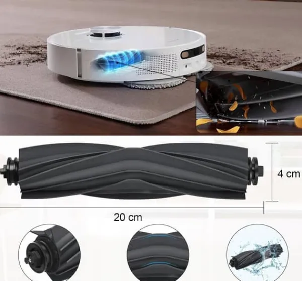 Støvsugertilbehør>Hovedbørsterulle til DREAME L10S Ultra D10 X10 X10+ X20 X30 X30+ X40