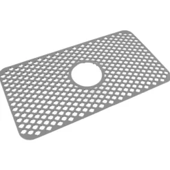 Hulisoleret køkkenvaskmåtte Skridsikker multifunktionel stor størrelse silikonevaskmåttebeskytter grå Hot