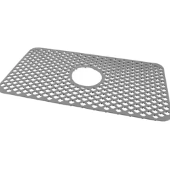 Hulisoleret køkkenvaskmåtte Skridsikker multifunktionel stor størrelse silikonevaskmåttebeskytter grå Hot