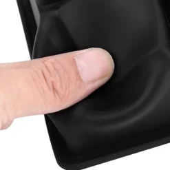 6-hullers silikone terningform - perfekt til chokolade, slik og mere - sort New