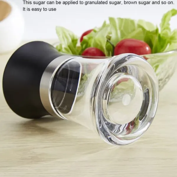 Husholdningsakryl sukkerkrukke dispenser sukkerbøsse køkkenredskaber tilbehør 100ml New