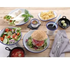 Hvid emalje skål, diameter. 160 mm Hendi 621288 Clearance