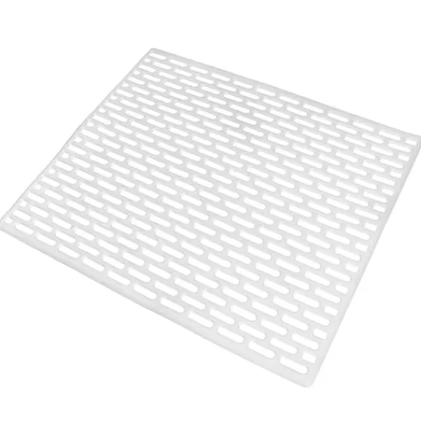 Måtter & Gitter Til Køkkenvaske>Hvid gummimåtte til vasken 33x28 cm