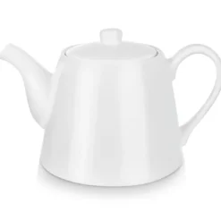 Hvid porcelæns kaffe- og tekande 2 l Clearance