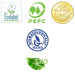 Hvide servietter i en æske, 2 lag, 100 stk. Online