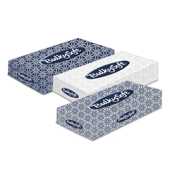 Hvide servietter i en æske, 2 lag, 100 stk. Online