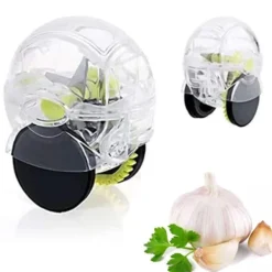 Hvidløgshakker Hvidløgssnitter Rullende Manuel Hvidløgsknuser med Hjul Køkkengadget Værktøj Sale