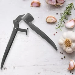 Hvidløgspressere>Hvidløgspresse i aluminium 15,5 cm