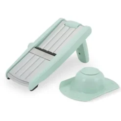 3-i-1 Mandolin - LIVOO - MEN429 - Rostfritt stål - 3 till 9 mm - Avtagbart handtag - Tryckare med spikar - Halkfria fötter