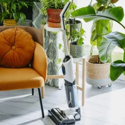 2-i-1 stangstøvsuger med vådrensning og HEPA-filter - 120 W, 13 000 Pa, 485 ml vandtank