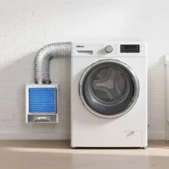 3-i-1 Udluftningssæt til Indendørs Tørretumbler, Vandskuffe, Passer til 99mm Udstødningsport