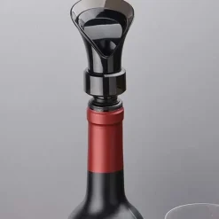 2-i-1 Vinlufter Karaffel Flasketud med Lukning Hot