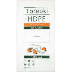 Madopbevaringsposer>Indkøbsposer 18x4x35cm 26x35cm 1000 stk. HDPE