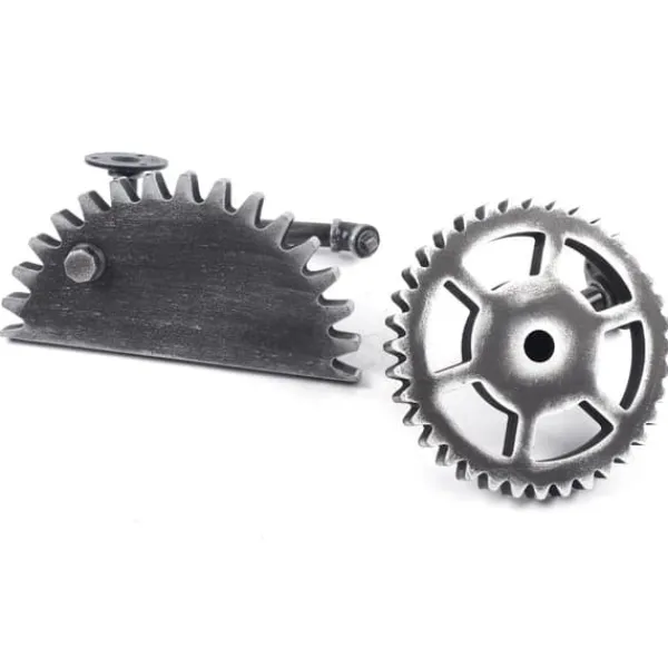 Industriel vintage væghylde - Opbevaringshylde - Enkelt Niveau - Vægmontering Med Skrue - Til Soveværelse, Stue, Badeværelse, Altan - Grå Sale