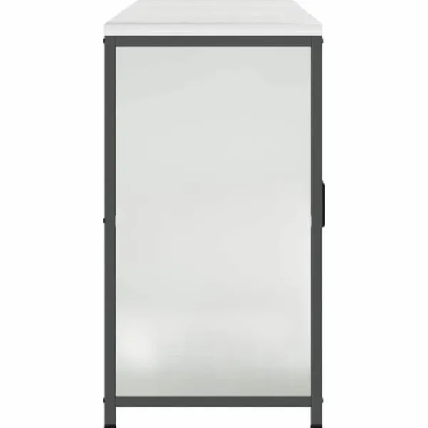 Monteringsfärdiga Kök & Pentryn>Industrielt køkkenopbevaringssæt med hylde - 3 pcs | Farve: Sølv | Størrelse: 240x50x92 cm