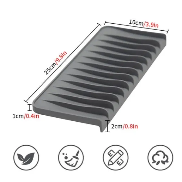 INF Silikone sæbeskål med dræn, multifunktionel sæbeholder Clearance