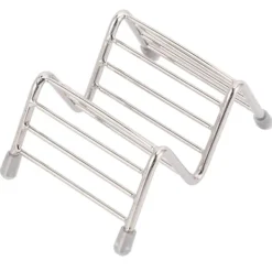 Tilbehør Til Madservering>Innovativ tacoholder i rustfrit stål til køkken og restaurantbrug