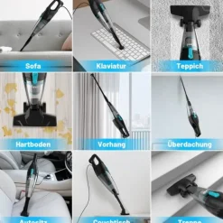 INSE R3S blå støvsuger med ledning – 2-i-1 håndholdt støvsuger og gulvstøvsuger med HEPA-filter Discount