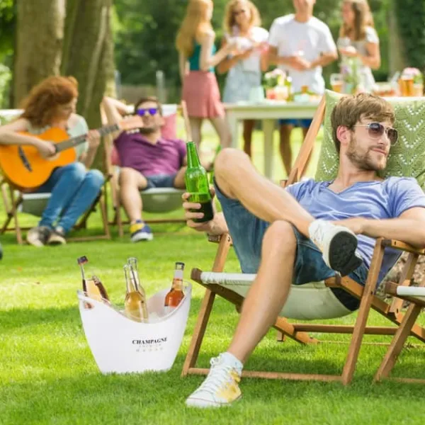 Isspande & Kølere>Isbøtte, 25.5x34.5x26 cm, Hvid