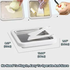 Isfremstillingsbakke, Isrullemaskine, Isrullebakke, Rolleismaschiene isbakke, Isvalsemaskine, Ismaskine, Hjemmelavet isrullebakke Online