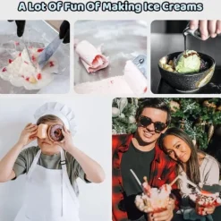 Isfremstillingsbakke, Isrullemaskine, Isrullebakke, Rolleismaschiene isbakke, Isvalsemaskine, Ismaskine, Hjemmelavet isrullebakke Online