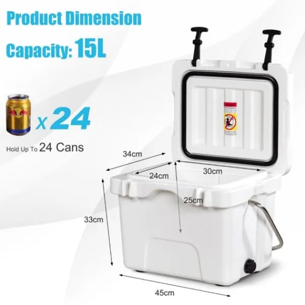 Iskiste, 45x34x33 cm, Khaki Outlet