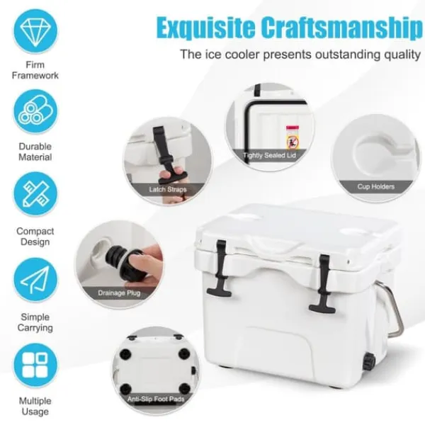 Iskiste, 45x34x33 cm, Khaki Outlet