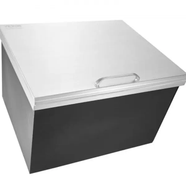 Iskiste, 71,1x40,6x43,2 cm, rustfrit stål, udendørs køkkenopbevaring Clearance