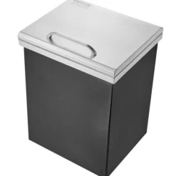 Iskiste, 35,6x30,5x45,7 cm, rustfrit stål, udendørs opbevaring Discount