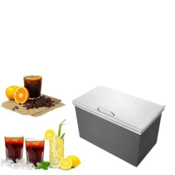 Iskøler, Stor Kapacitet, Holdbart Rustfrit Stål,24x20x15in