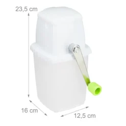 Isknuser, 23,5x16x12,5 cm, Hvid Outlet