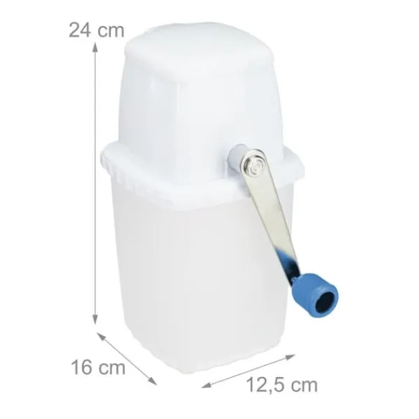 Isknusere & Ice Shavers>Isknuser, 24x12,5x16 cm, Hvid
