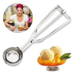 Iskugle, rustfrit stål, 22,5x6x3,5 cm, sølv Hot