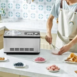 Ismaskine, 2 kvart kapacitet, 180 watt strøm, AC 120V, ≤ 60 dB(A) støj, CE-certificeret Sale