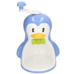 Ismaskine ABS Pingvinformet Blå Husholdningsbærbar Manuel Snekeglemaskine med Beholder Køkkentilbehør Outlet