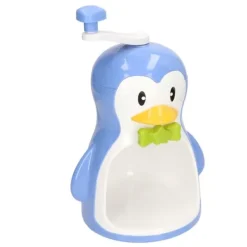 Ismaskine ABS Pingvinformet Blå Husholdningsbærbar Manuel Snekeglemaskine med Beholder Køkkentilbehør Outlet