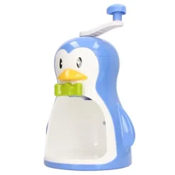 Ismaskine ABS Pingvinformet Blå Husholdningsbærbar Manuel Snekeglemaskine med Beholder Køkkentilbehør Outlet