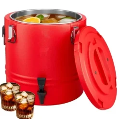 Drikkevareautomater>Isoleret Drikkevaredispenser, 8 Gal/30L Kølekande, til Varme og Kolde Drikke
