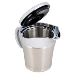 Isoleret sovsekande i rustfrit stål - dobbeltvægget, termisk, 450 ml (lille)