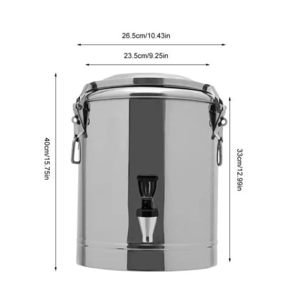 Isoleret spand, 14L kapacitet, rustfrit stål Best