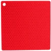 Grydelapper & Grillvanter>isoleringsmåtte i fødevarekvalitet, silikonemåtte, fortykket mikrobølgeovnsmåtte til brug i køkkenet, anti-skoldning (rød)