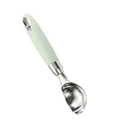 isske Udglattende Rustfrit Stål Hængende Hul Multifunktions Cupcake Ske til Hjemmekøkken Cafe Bar Isske Hot