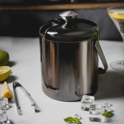 Isspande & Kølere>Isspand 1,3L + tænger isterningbeholder KLAUSBERG KB-7656 grafit