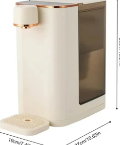 Vandkølere>Øjeblikkelig Vanddispenser, 3L Kapacitet, 3 Sekunders Opvarmning,HVID, 220V