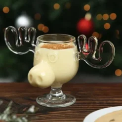 Glas>Jule-rensdyrkop (klassisk 240ml)