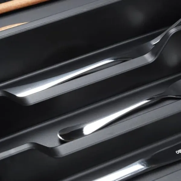 Justerbar indsats til bestik, køkkenredskaber, knive, udtrækkelig skuffeorganisator Hot