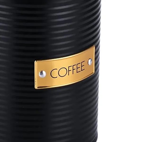 Kaffeboks, 16x11 cm, Sort Naturlig